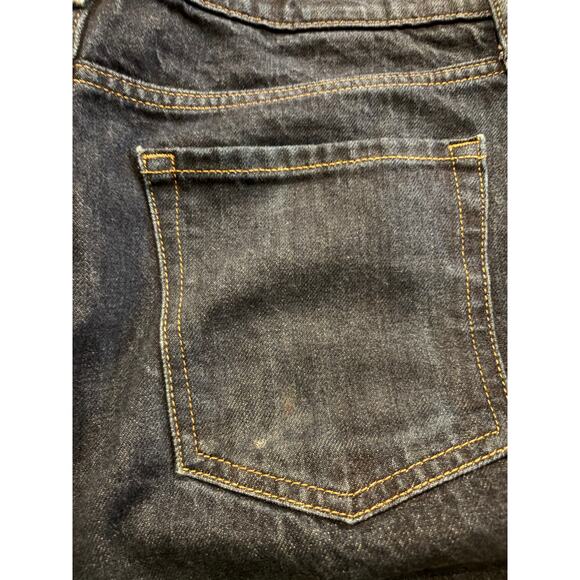 Banana Republic Jeans Women 30 Dark Wash Ultra High Rise Barrel Leg Button Fly - Picture 3 of 10